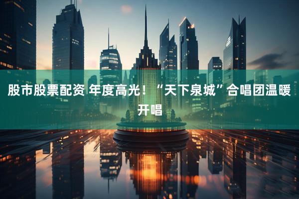 股市股票配资 年度高光!“天下泉城”合唱团温暖开唱